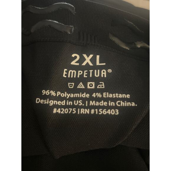 Empetua High-Waisted Shaping Compression Black Leggings Shapewear 2XL New - Picture 8 of 8